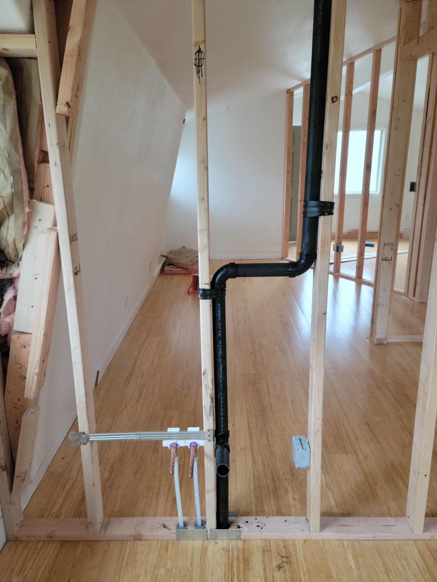 plumbing pipes work 